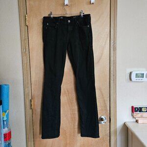 Madewell Rail Straight Black Jeans 29x34 (33x40.5x34x8)